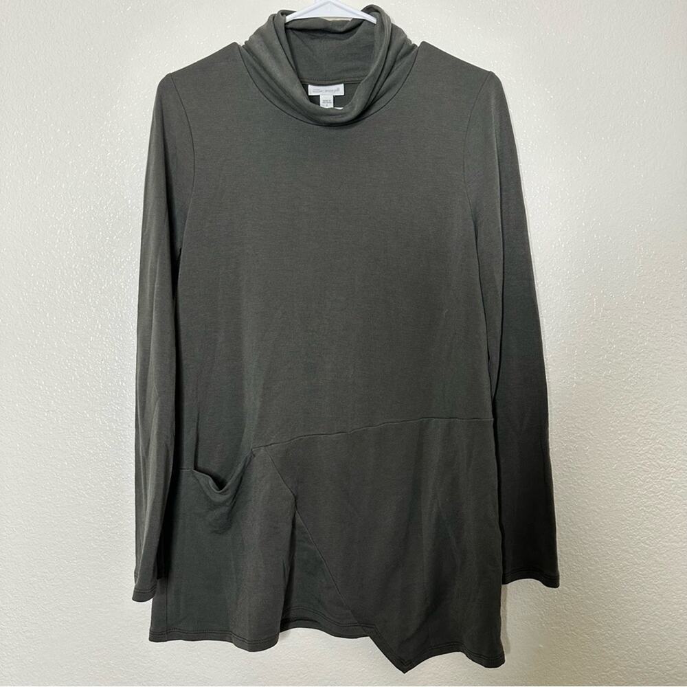 J. Jill Pure Jill Luxe Tenel Mock Neck Tunic Small
